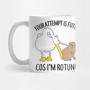 I'm Rotund Baby Capybara Pelican Funny Cute Chill Meme Mug